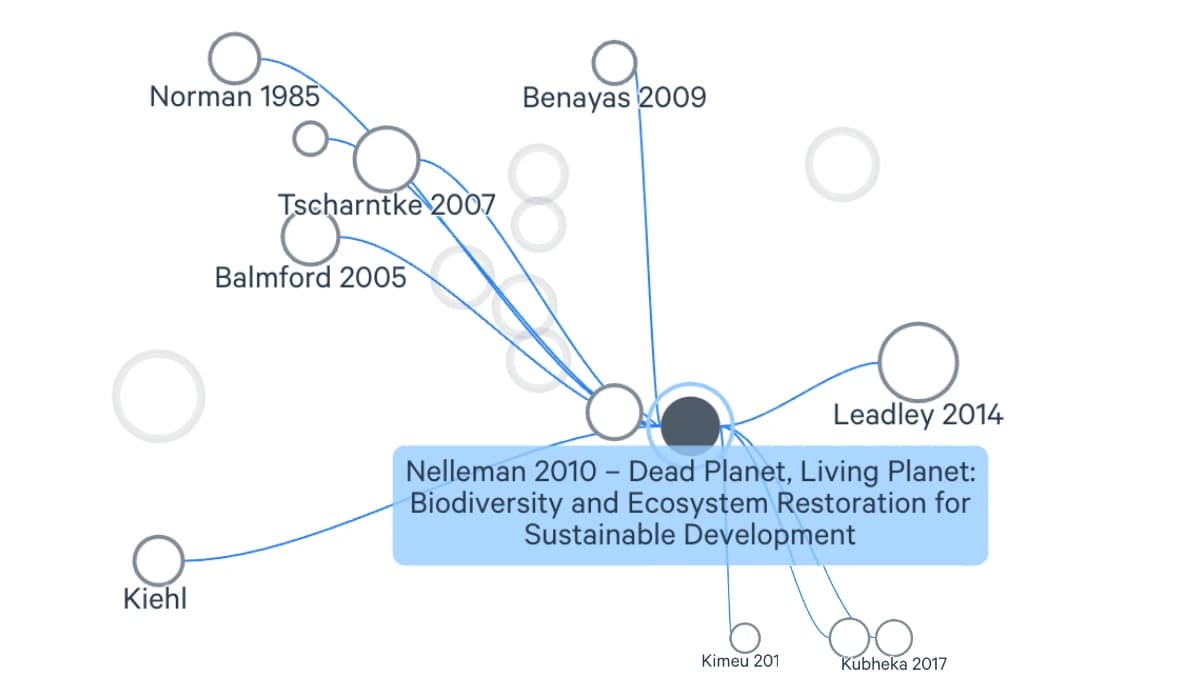Official Litmaps screenshot showing a seed-paper map visualization used for literature discovery.